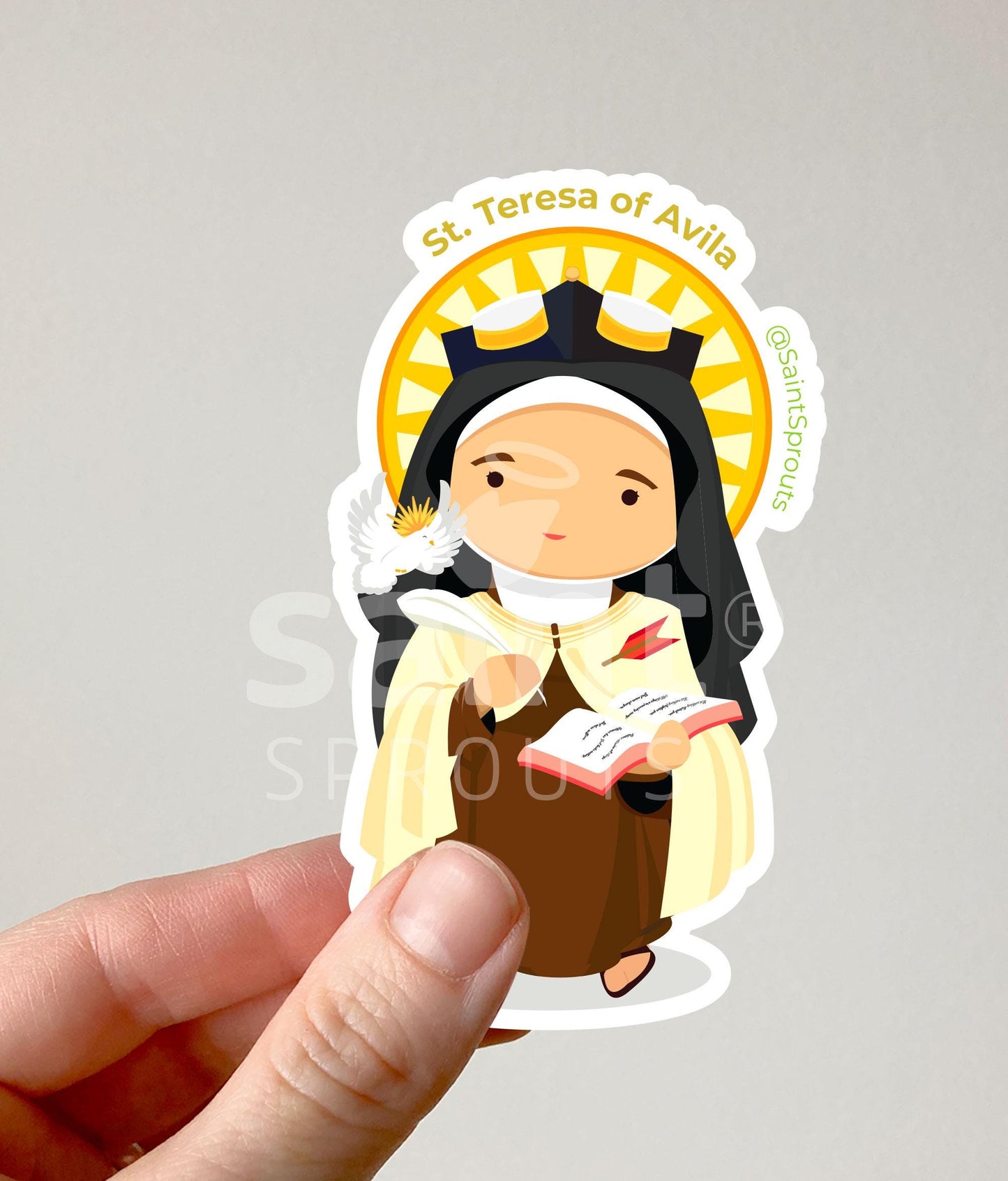 St. Teresa of Ávila Catholic Magnet – Patron of Spain and the Interior Life