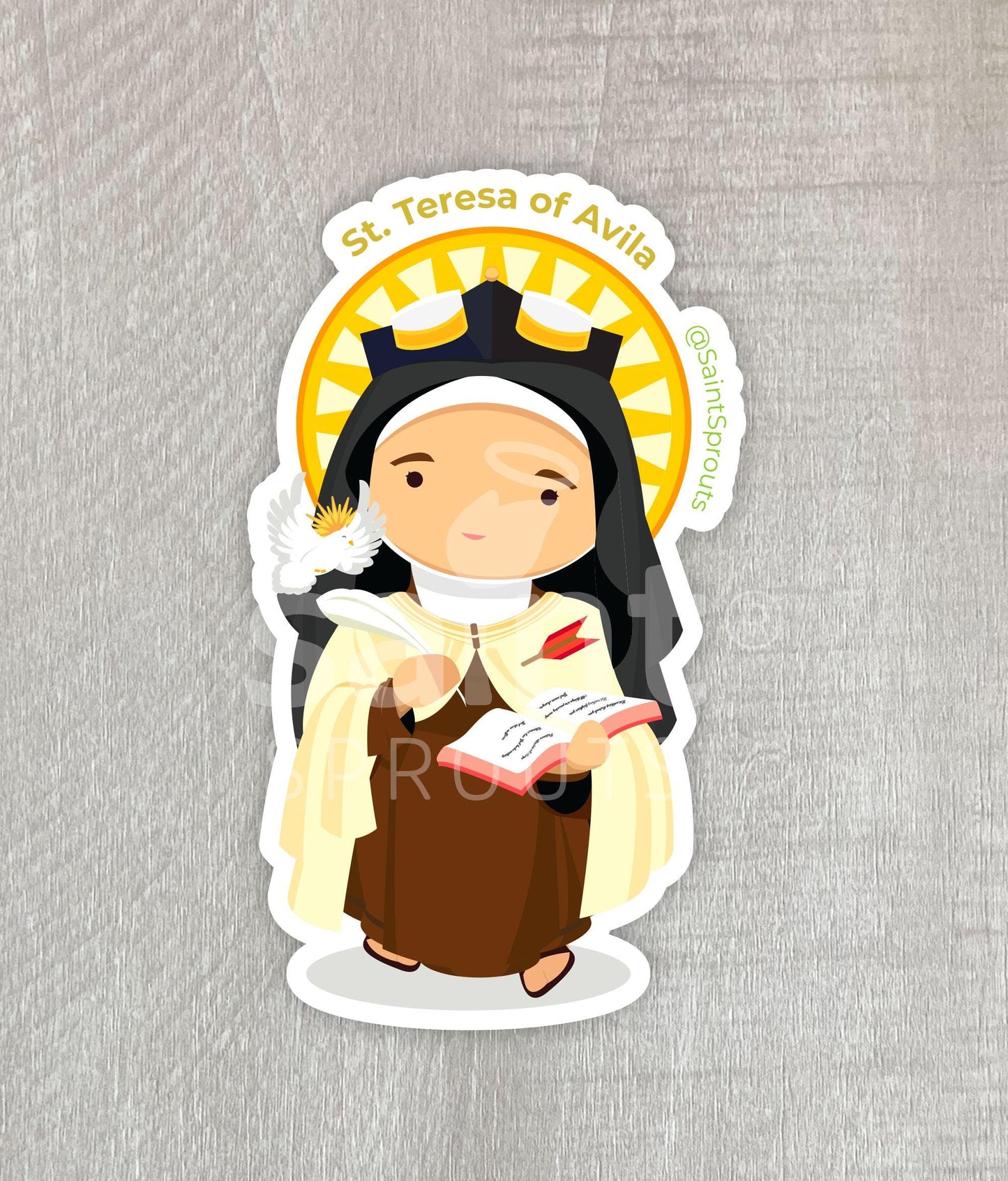 St. Teresa of Ávila Catholic Magnet – Patron of Spain and the Interior Life