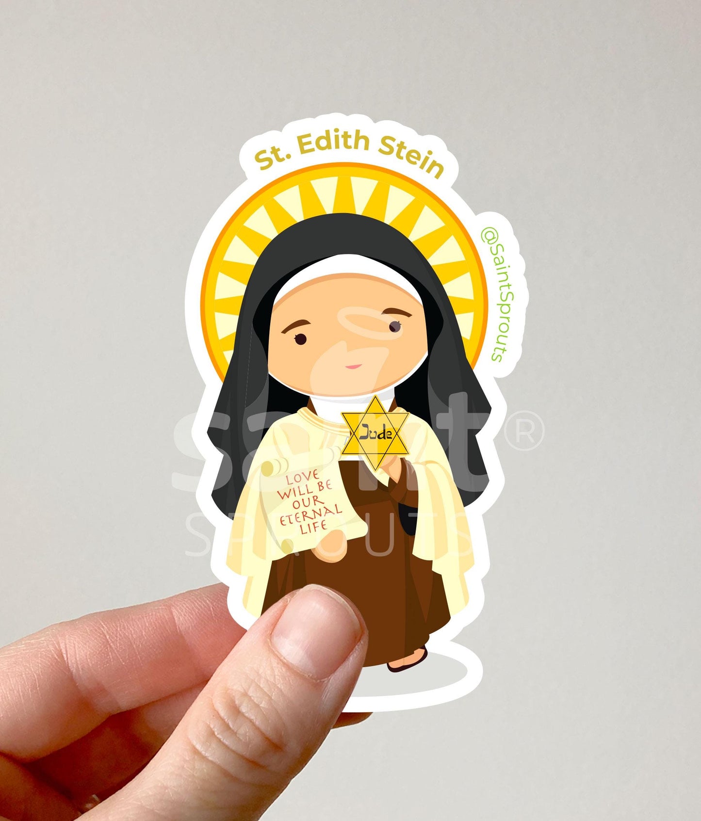 St. Edith Stein Catholic Magnet – Patron of Converts and Europe