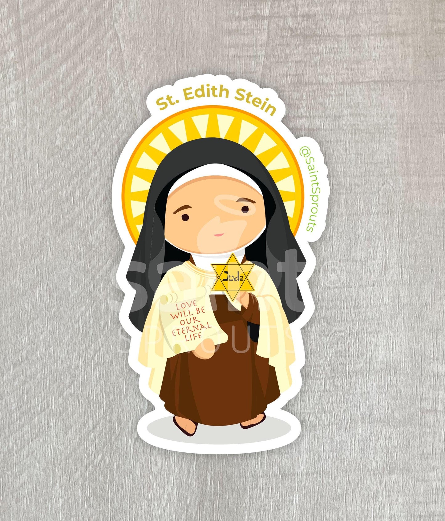 St. Edith Stein Catholic Magnet – Patron of Converts and Europe