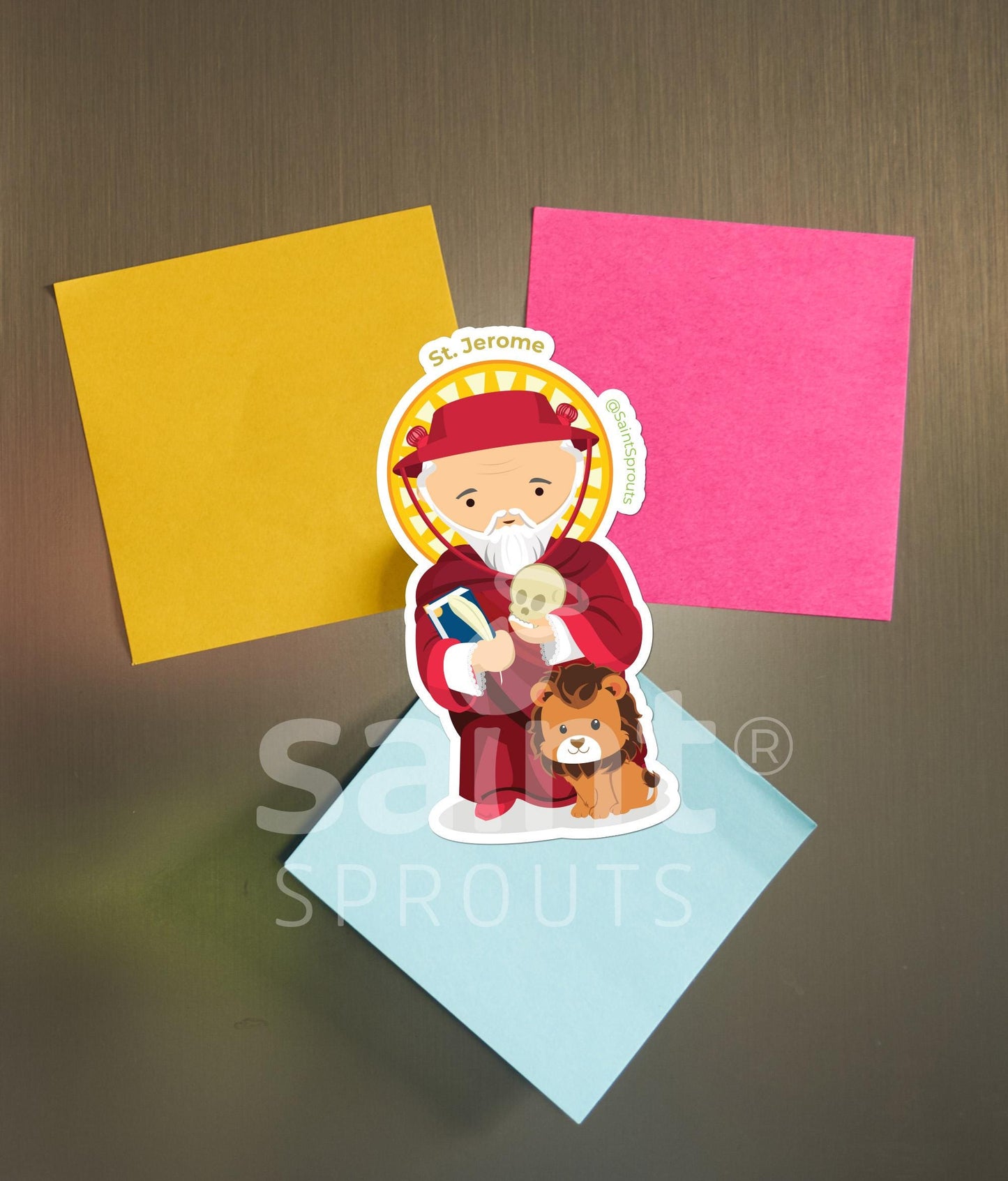 St. Jerome Catholic Magnet – Patron of Scripture Scholars, Translators, and Students