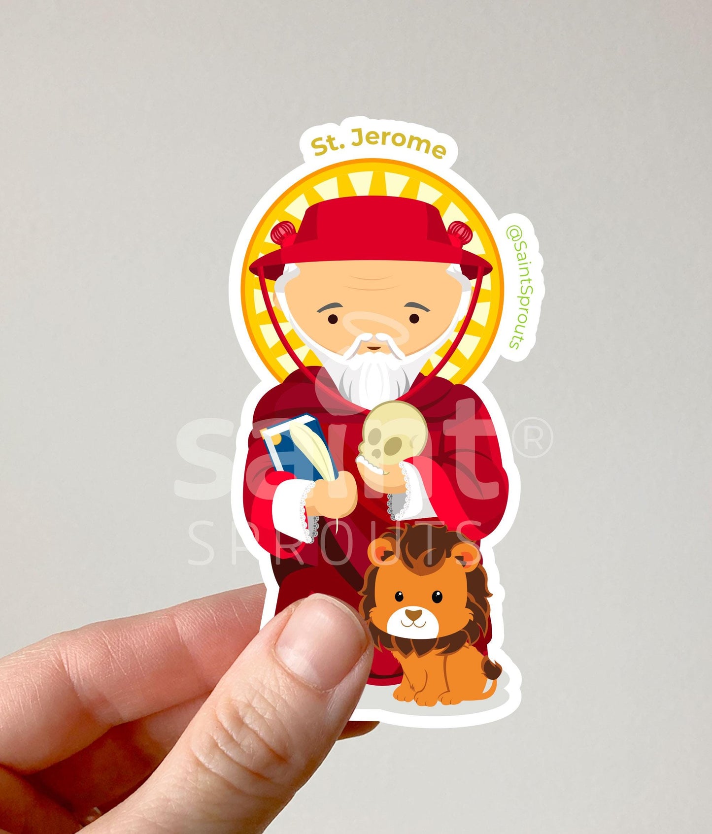 St. Jerome Catholic Magnet – Patron of Scripture Scholars, Translators, and Students