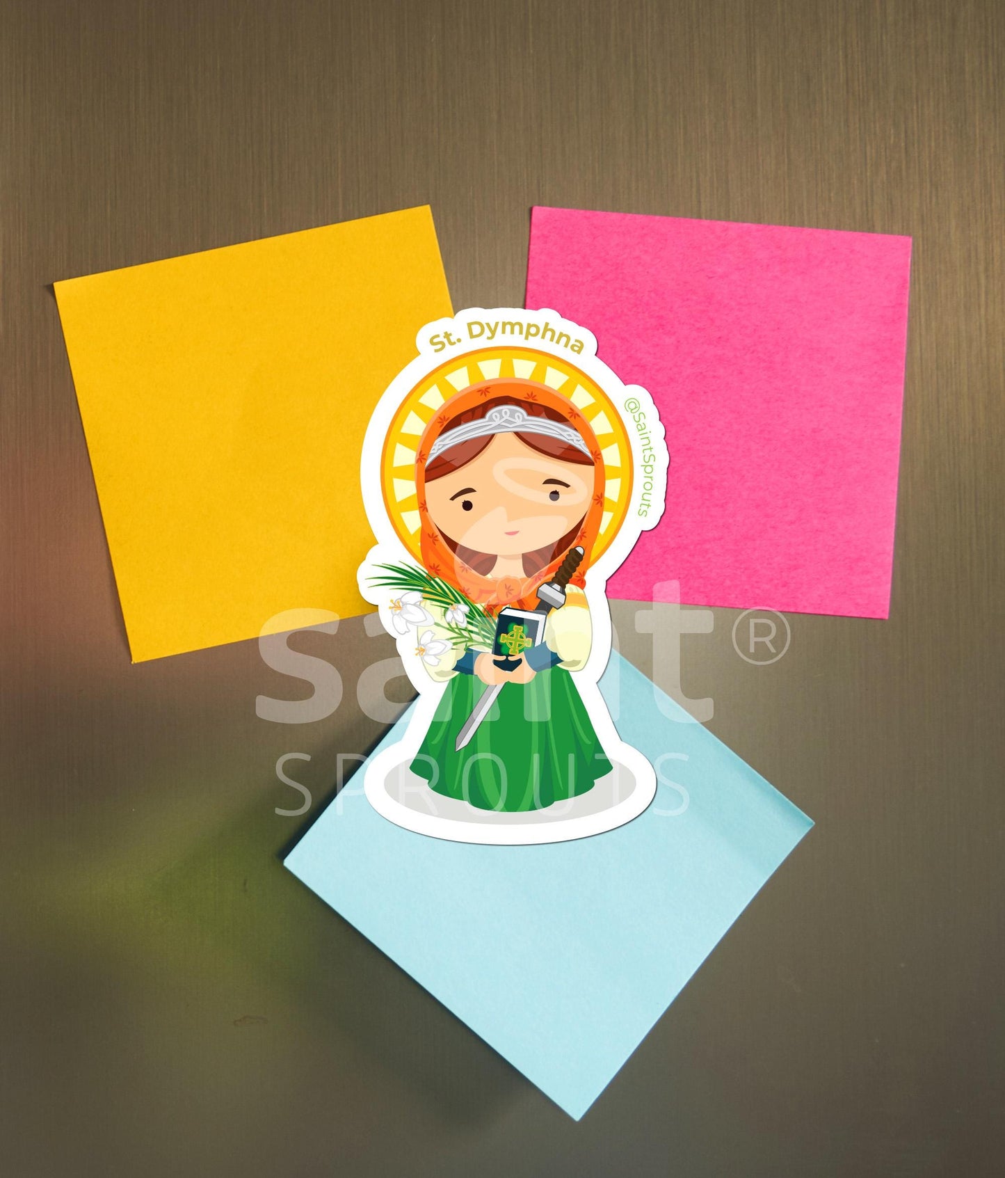 St. Dymphna Catholic Magnet – Patron of Mental Health and Healing