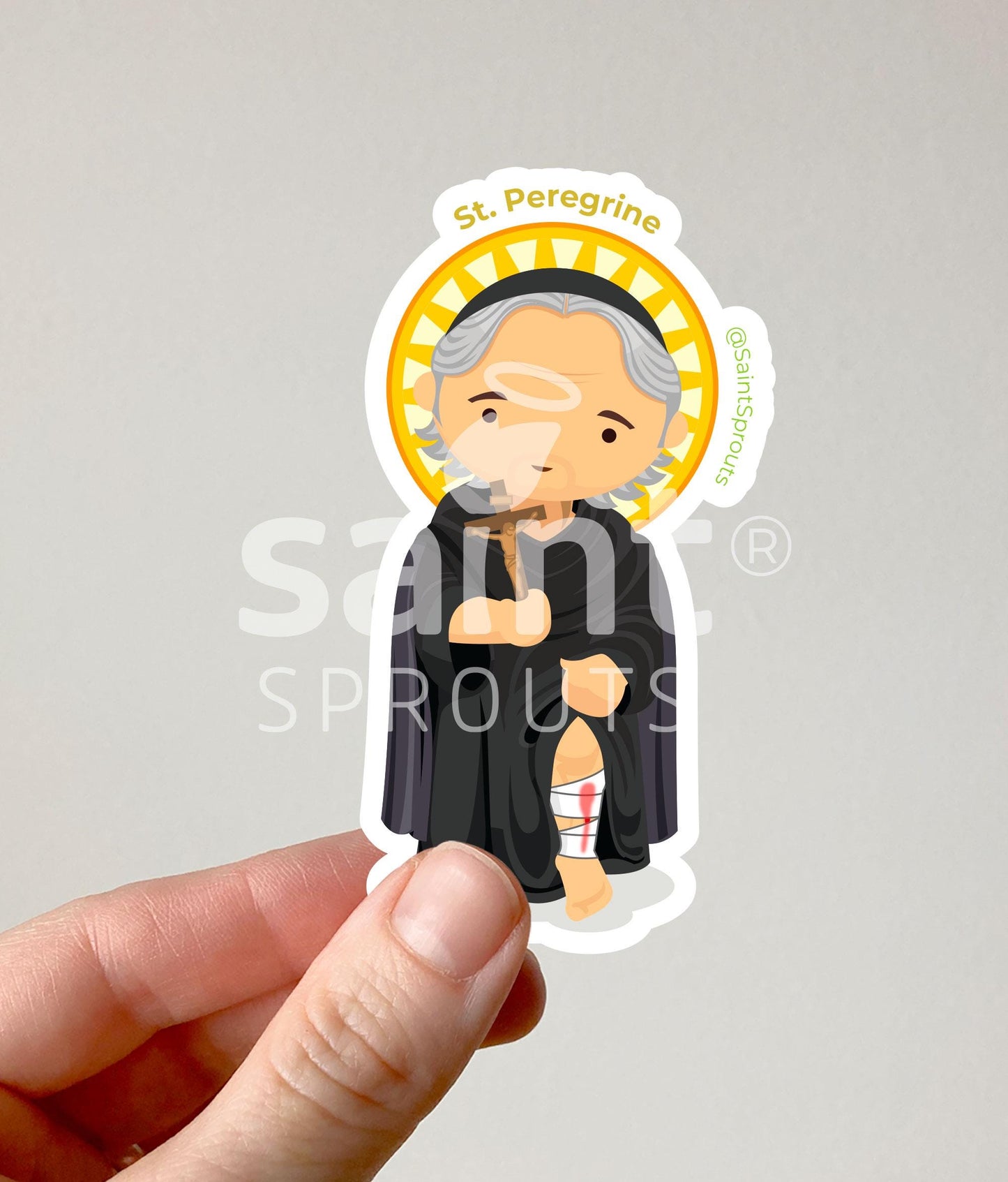 St. Peregrine Catholic Magnet – Patron Saint of Cancer Patients and the Seriously Ill