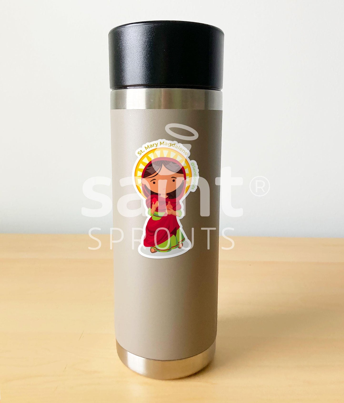 St. Mary Magdalene Catholic Sticker – Patron of Converts & Repentant Sinners