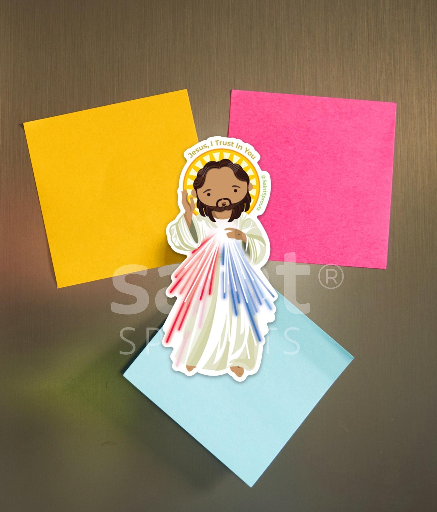 Divine Mercy of Jesus Catholic Magnet – "Jesus, I Trust in You"