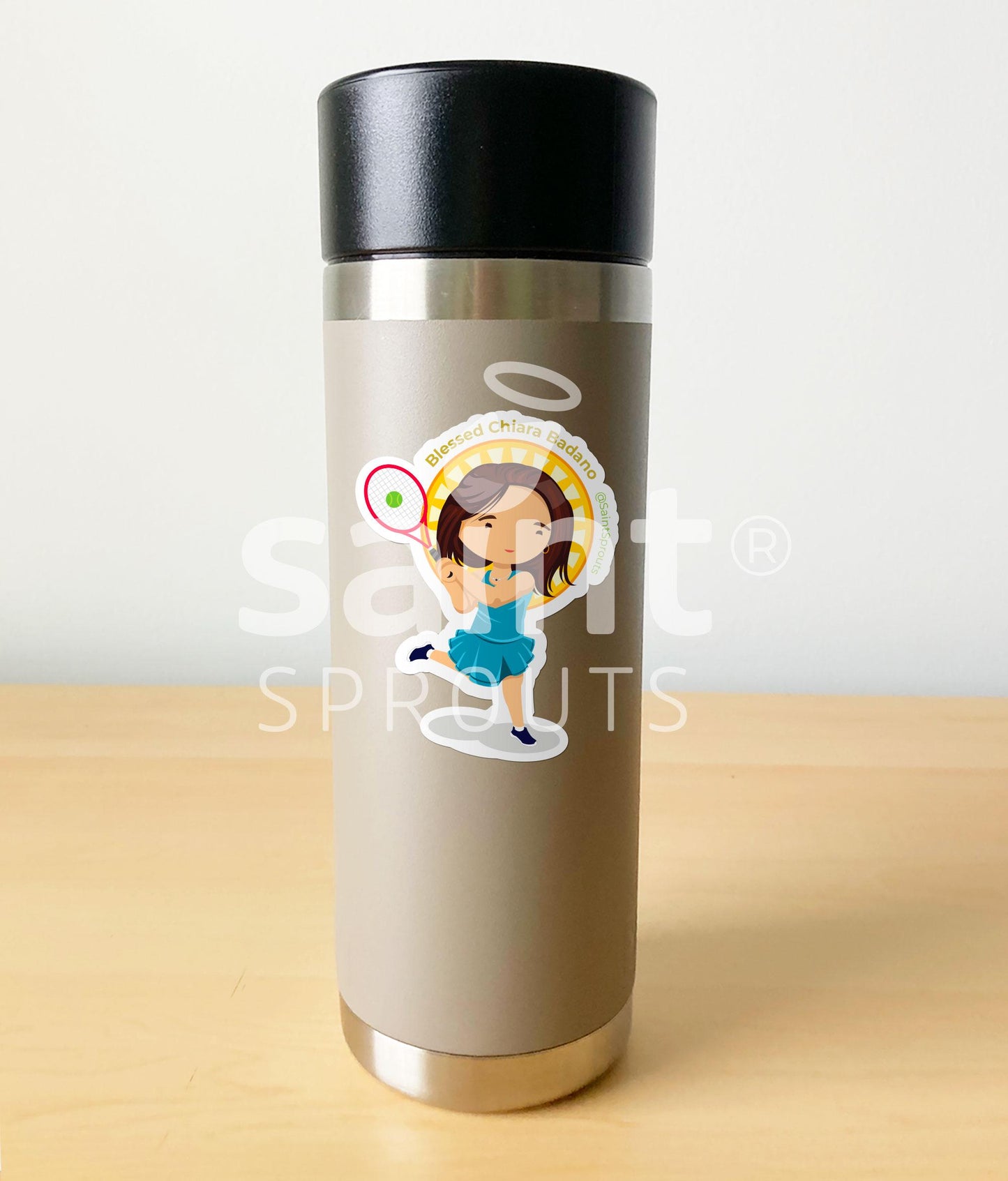 Blessed Chiara Luce Badano Catholic Sticker – Modern Teen Saint of Joyful Suffering