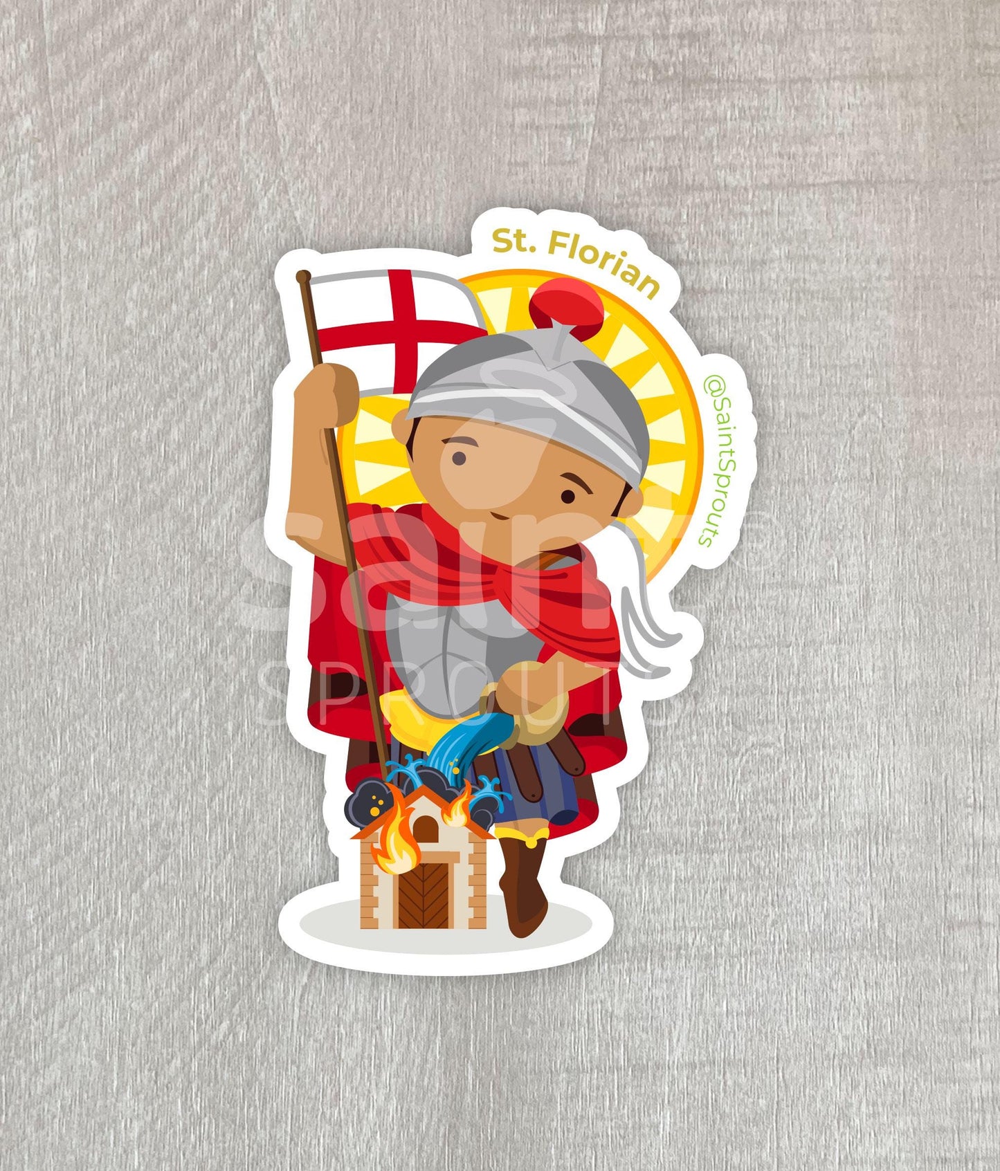 St. Florian Catholic Magnet - Patron of Firefighters