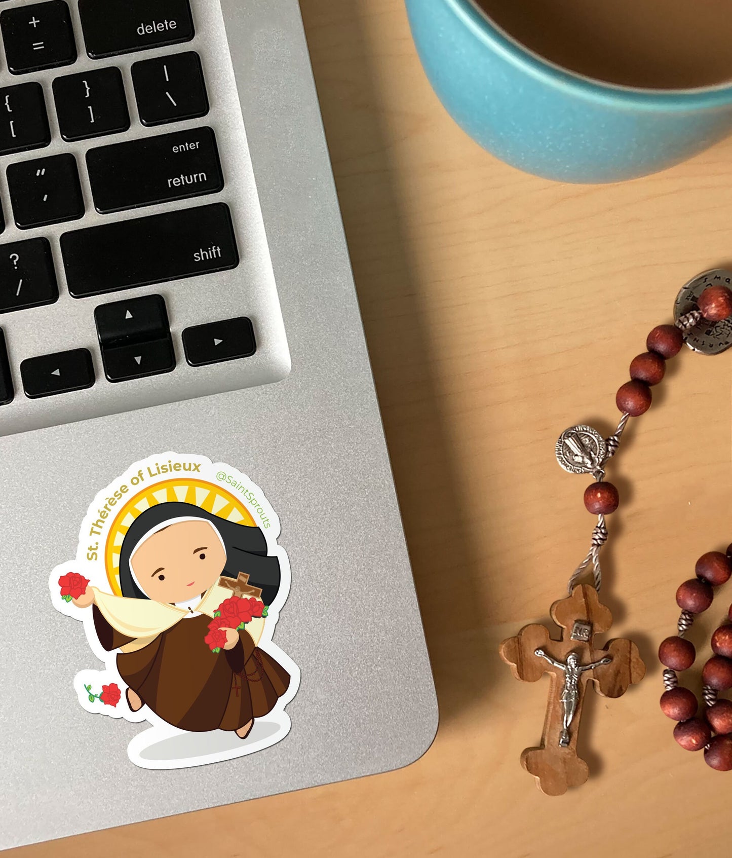 St. Therese of Lisieux Sticker / Little Flower Sticker