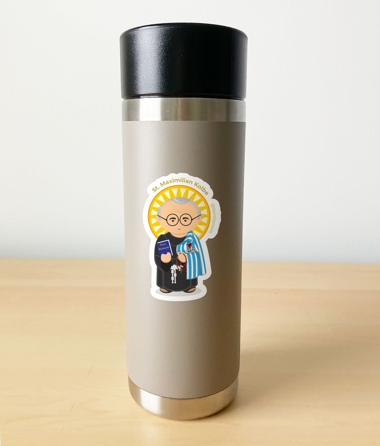 St. Maximilian Kolbe Sticker