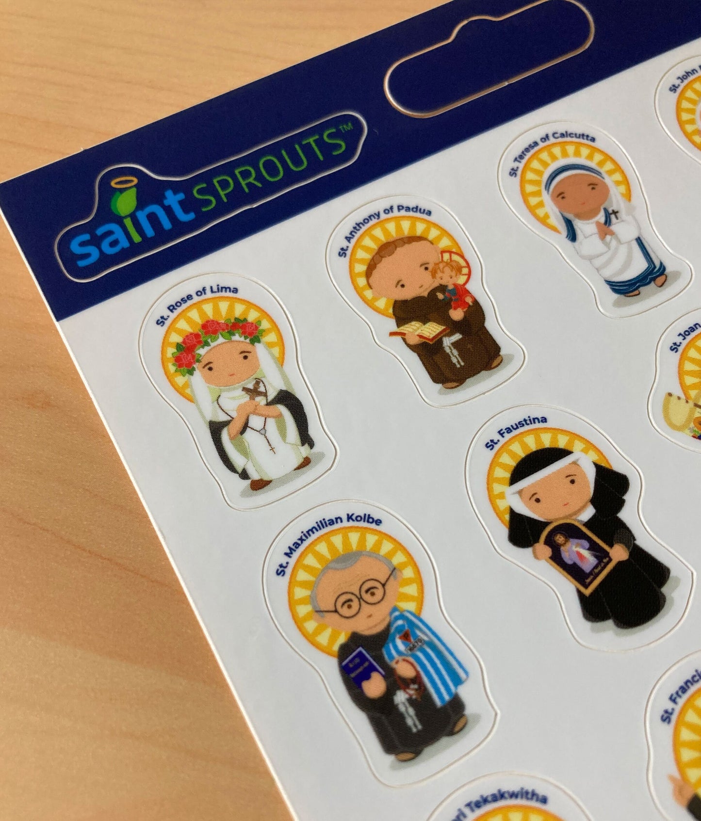 All Saints Sticker Sheet / Bullet Journal Saint Sticker Sheet: Version 1