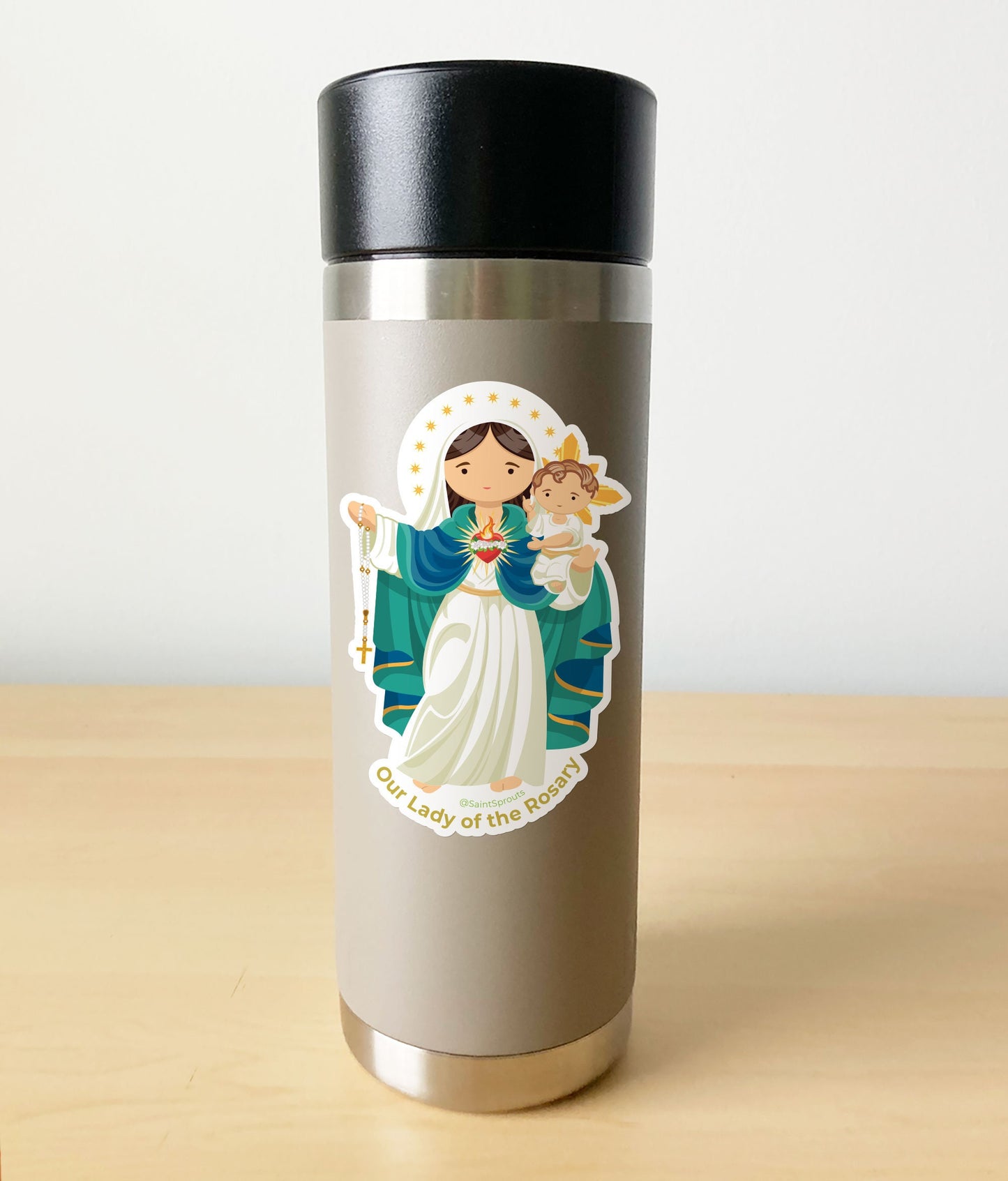 Our Lady of the Rosary Sticker