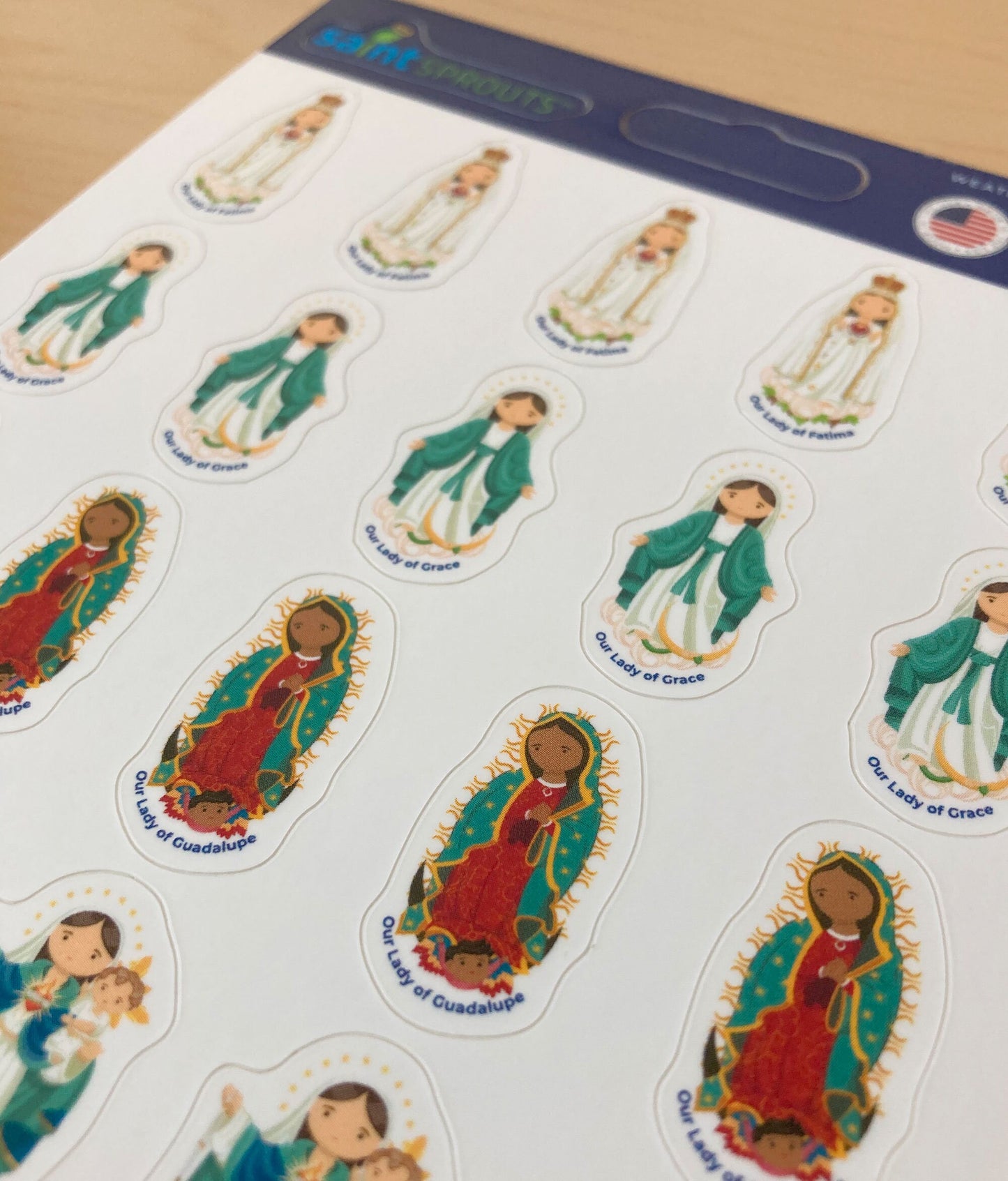 Mary Bullet Journal Sticker Sheet