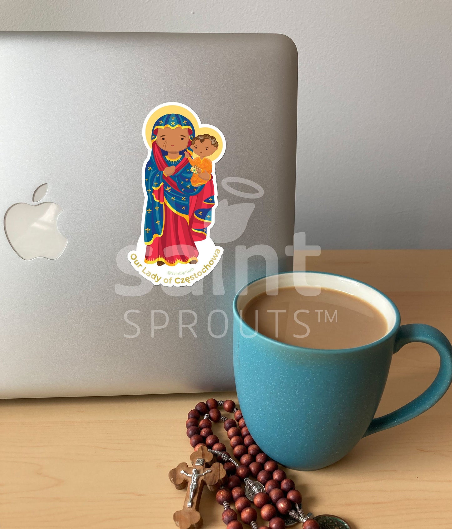 Our Lady of Czestochowa Sticker / Black Madonna Sticker