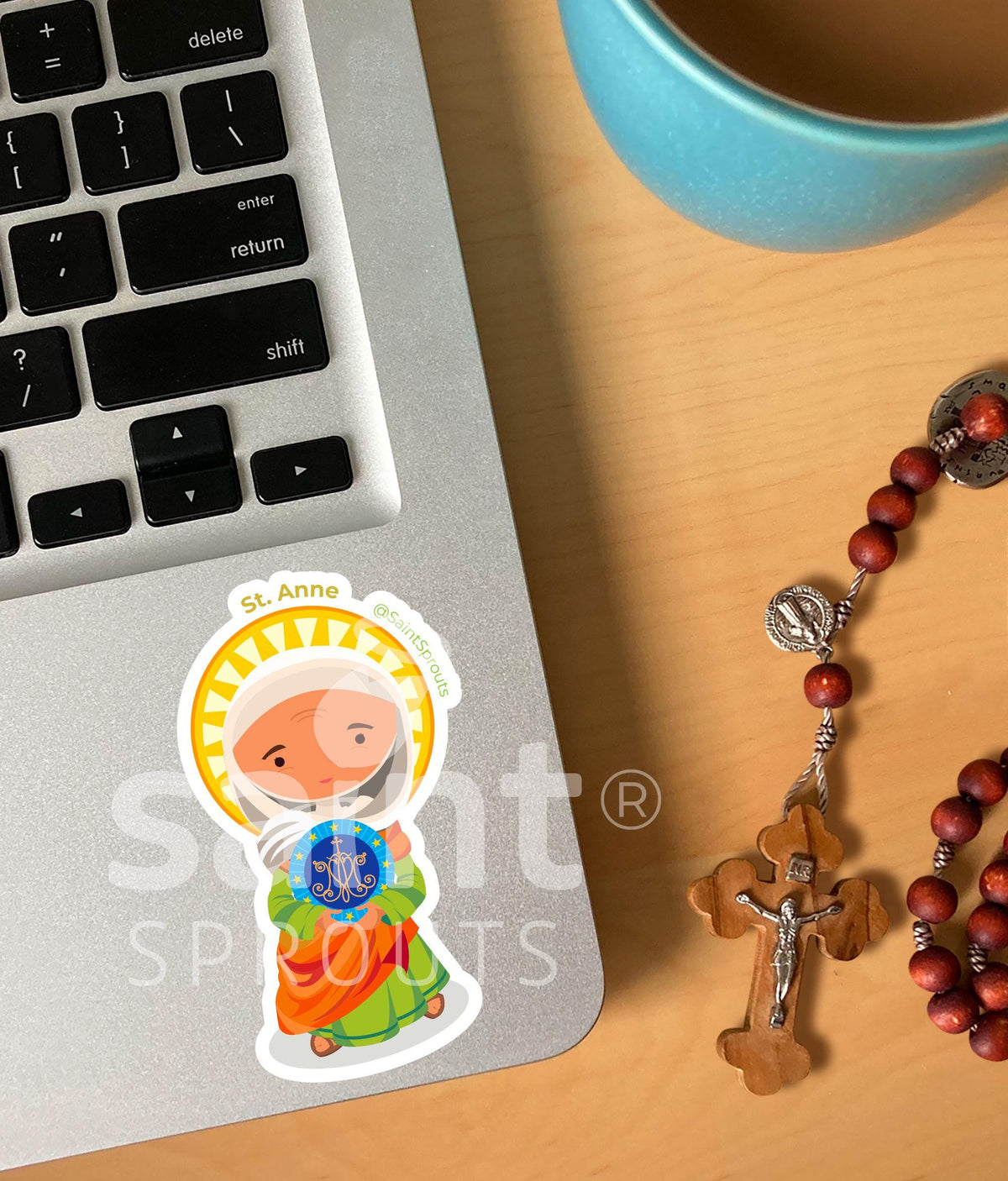 St. Anne Sticker - Patron Saint of Unmarried Women
