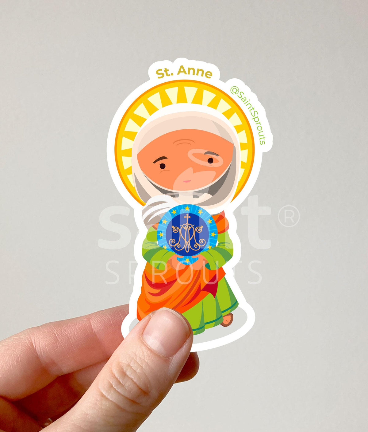St. Anne Magnet - Patron Saint of Unmarried Women