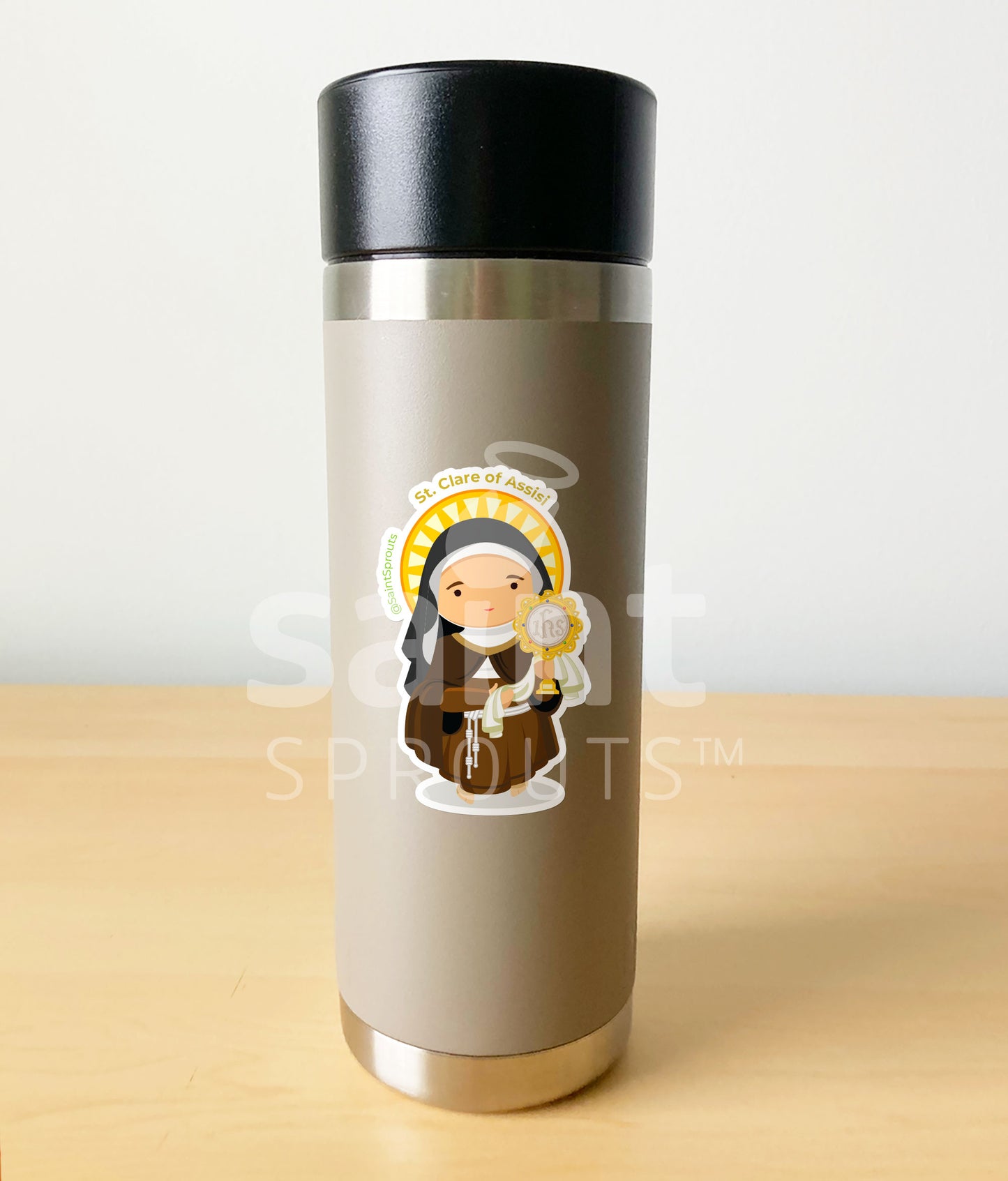 St. Clare of Assisi / St. Claire of Assisi Sticker