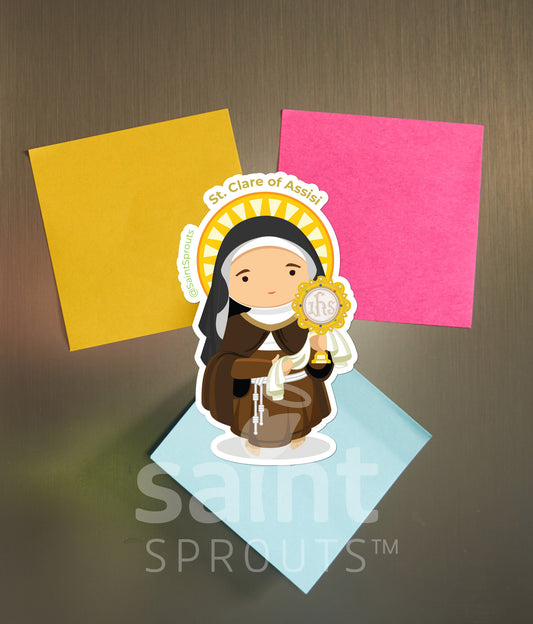 St. Clare of Assisi / St. Claire of Assisi Magnet