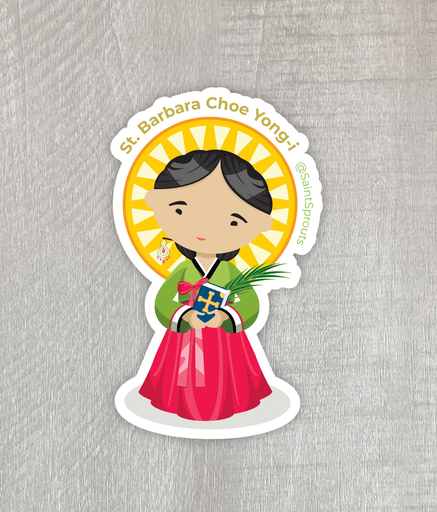 St. Barbara Choe Yong-i Magnet