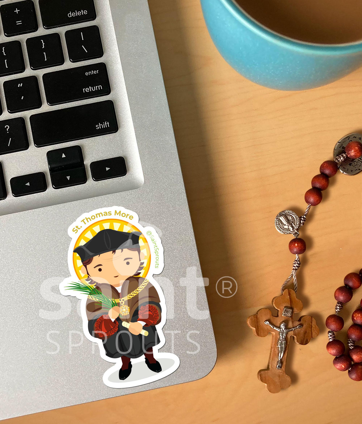 St. Thomas More Sticker - Patron Saint of Lawyers