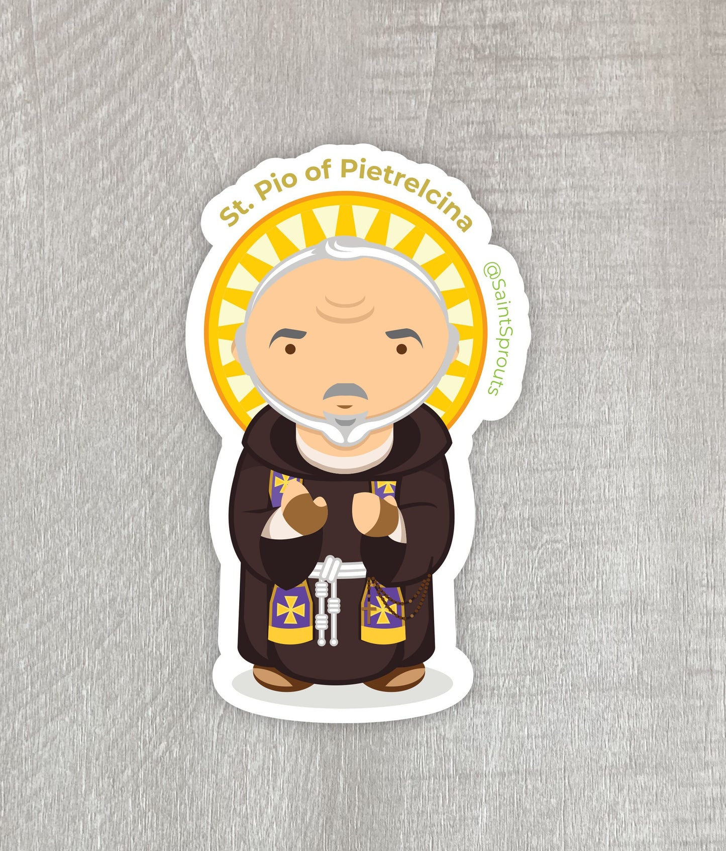 St. Pio of Pietrelcina Magnet / Padre Pio Magnet
