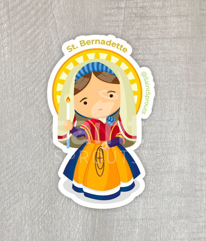 St. Bernadette Sticker