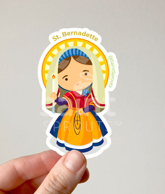 St. Bernadette Sticker