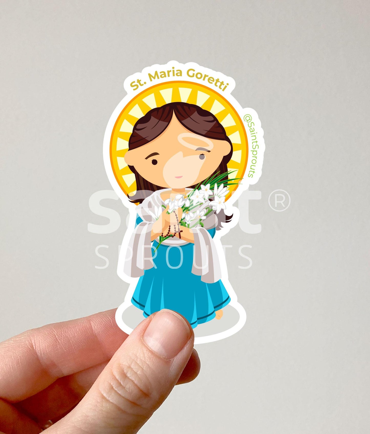 St. Maria Goretti Sticker