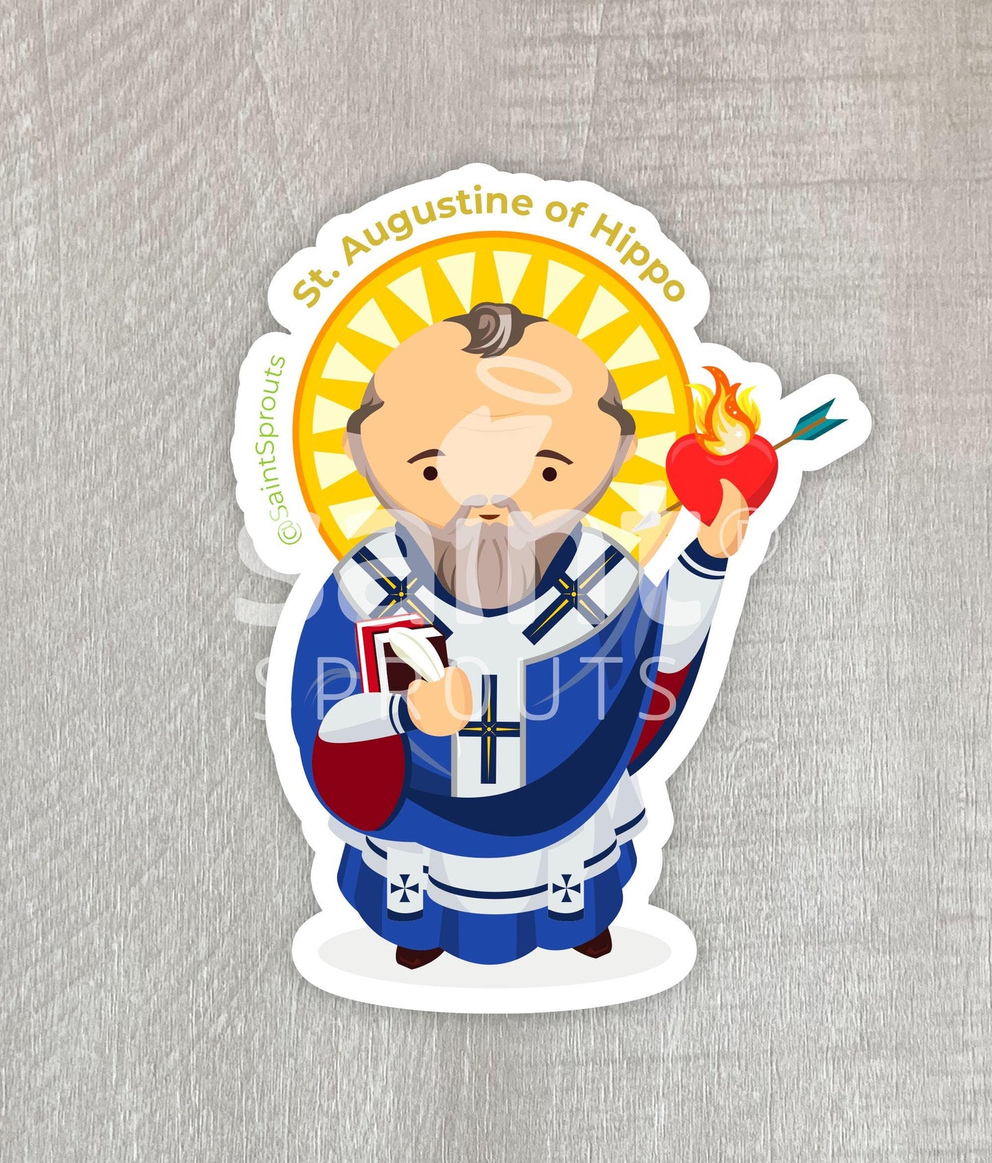 St. Augustine of Hippo Sticker