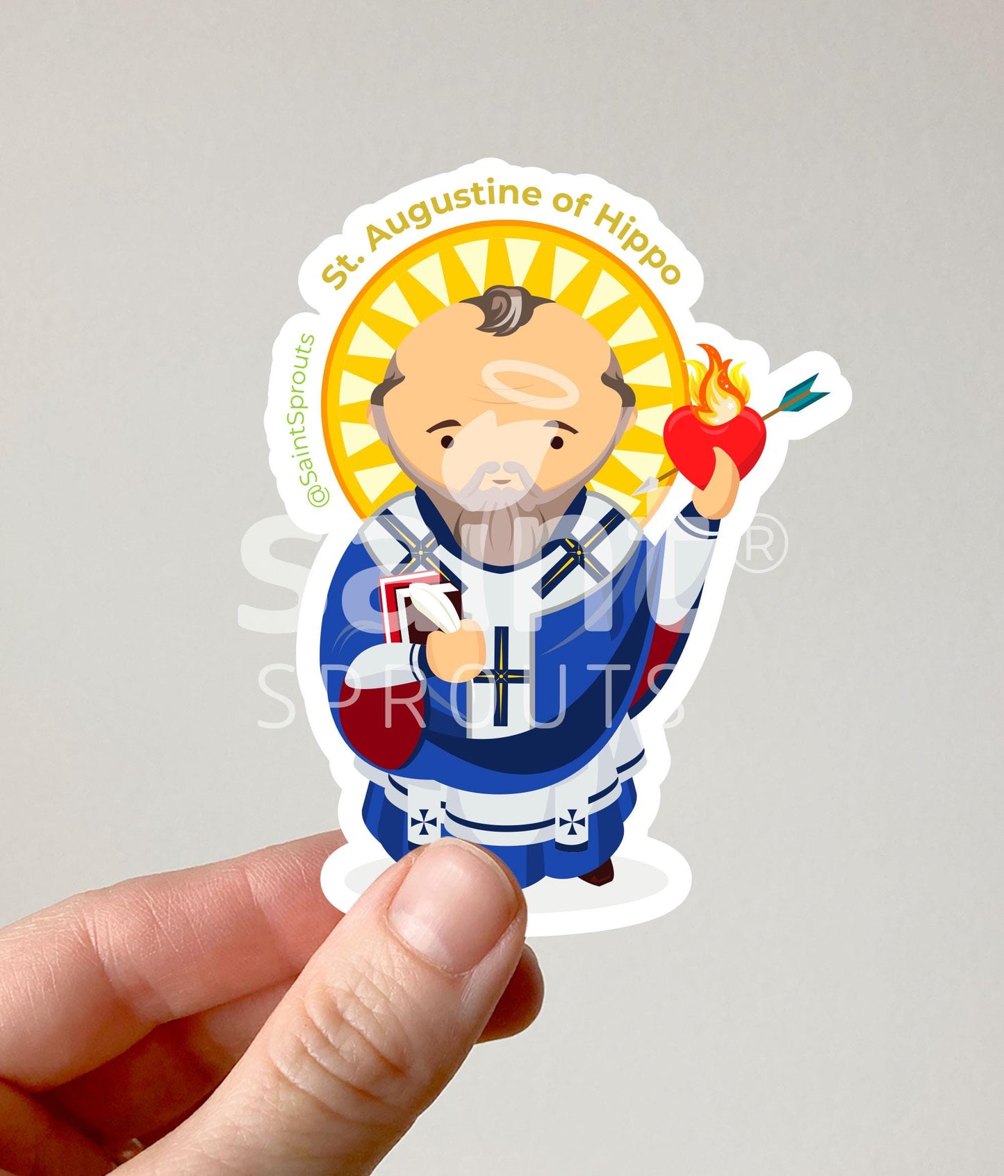 St. Augustine of Hippo Sticker