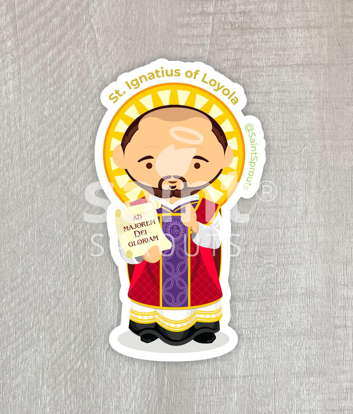 St. Ignatius of Loyola Sticker