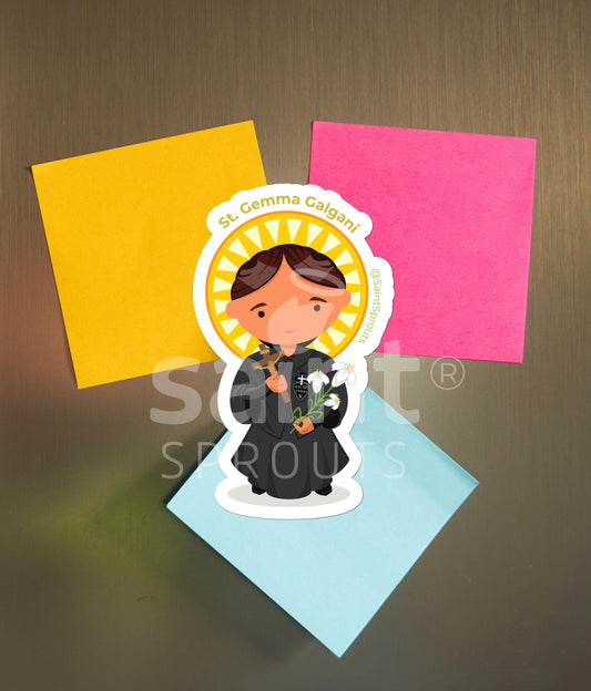 St. Gemma Galgani Magnet – Catholic Mystic Saint