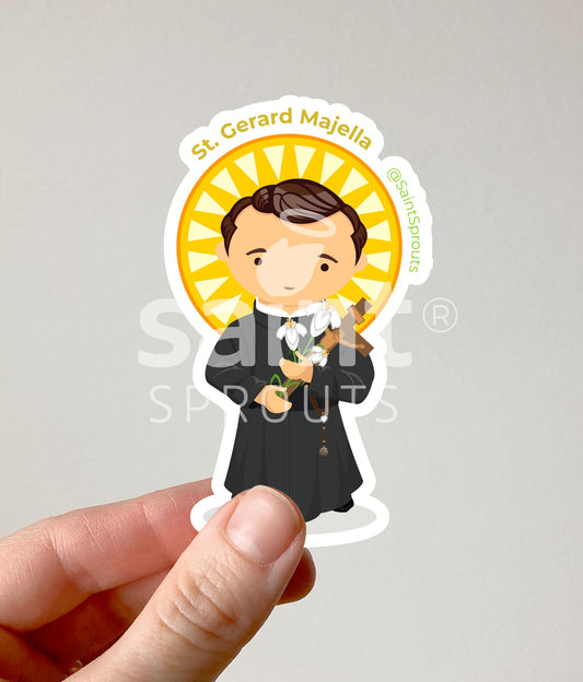 St. Gerard Majella Catholic Sticker – Patron Saint of Mothers