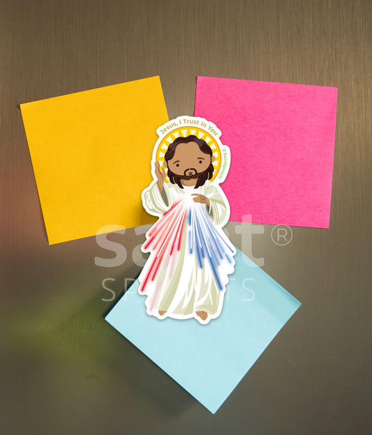 Divine Mercy of Jesus Catholic Magnet – "Jesus, I Trust in You"