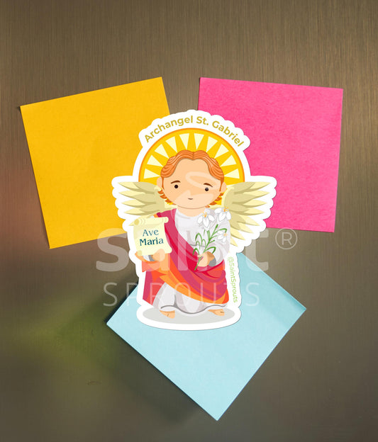 St. Gabriel the Archangel Catholic Magnet – Heavenly Messenger of God’s Word
