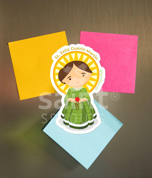 St. Zélie Martin Catholic Magnet – Holy Wife, Mother, and Lace Maker