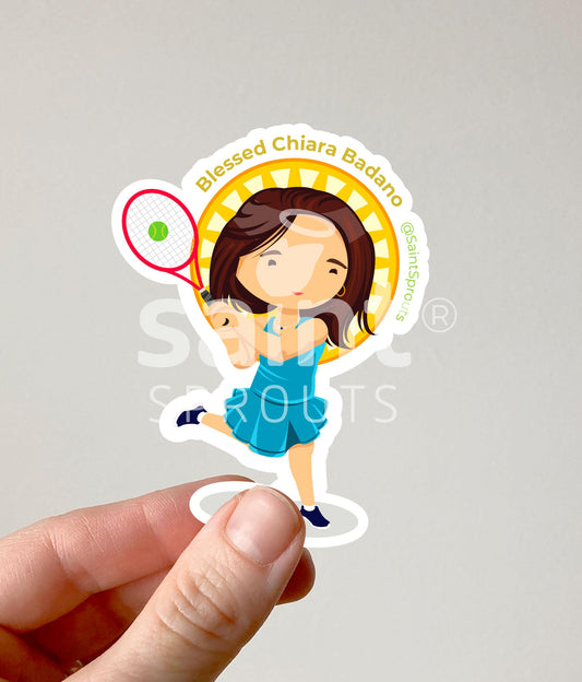 Blessed Chiara Luce Badano Catholic Sticker – Modern Teen Saint of Joyful Suffering