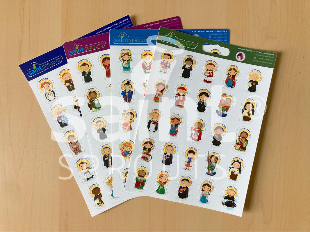 SaintSprouts®: Cute, High-Quality Catholic Stickers and Magnets