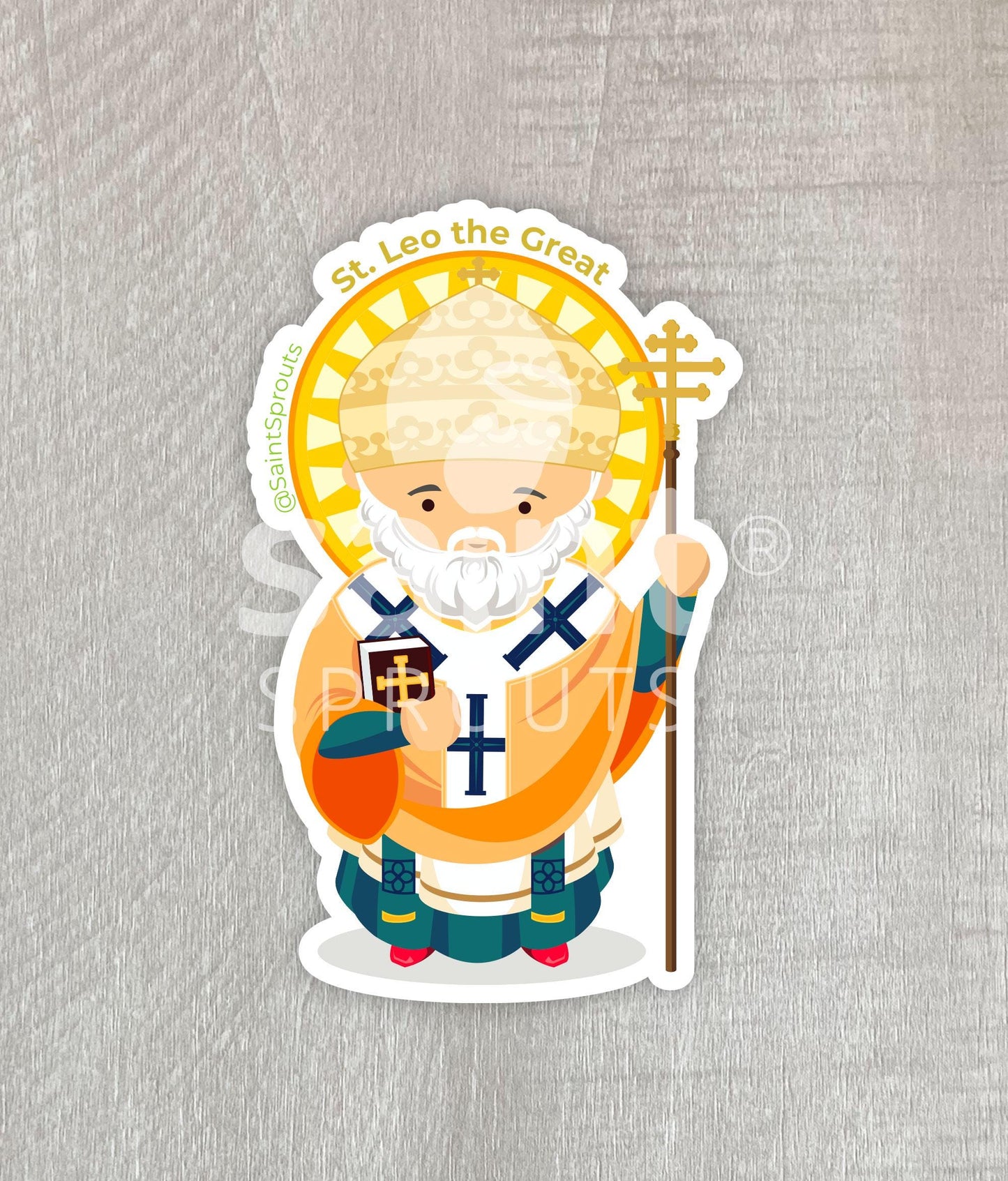 St. Leo the Great Catholic Sticker - Doctor of the Church