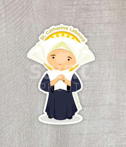 St. Catherine of Laboure Catholic Magnet - Miraculous Medal Saint