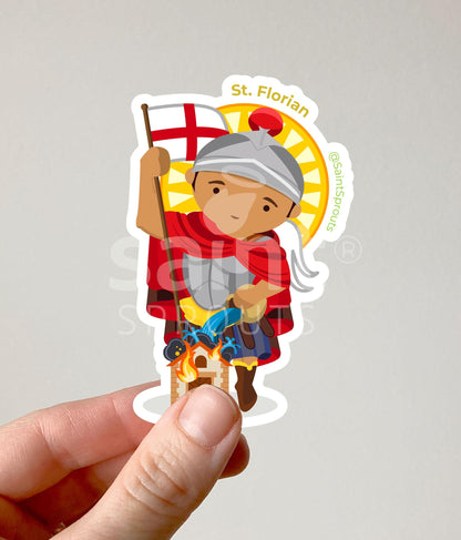 St. Florian Catholic Magnet - Patron of Firefighters