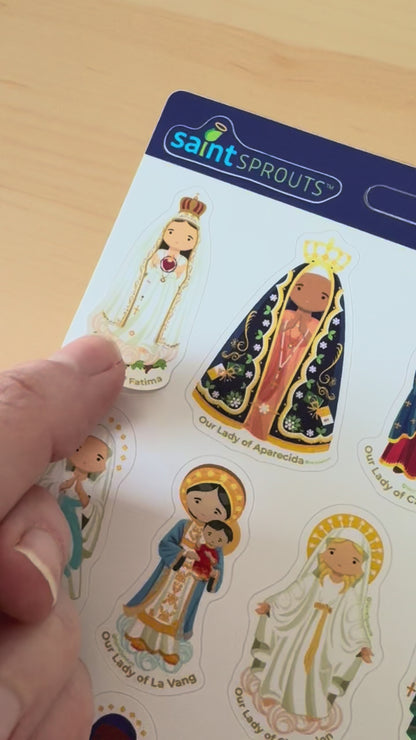 Marian Apparitions Sticker Sheet