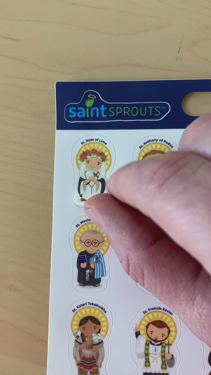 All Saints Sticker Sheet / Bullet Journal Saint Sticker Sheet: Version 1