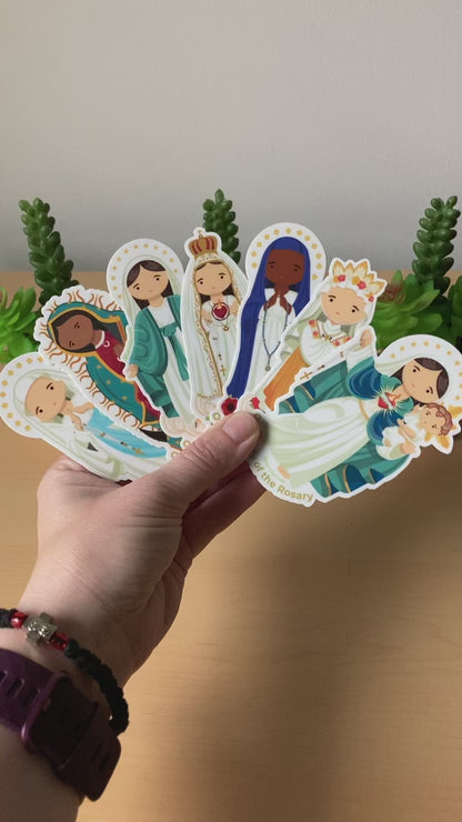 Our Lady of the Rosary Sticker