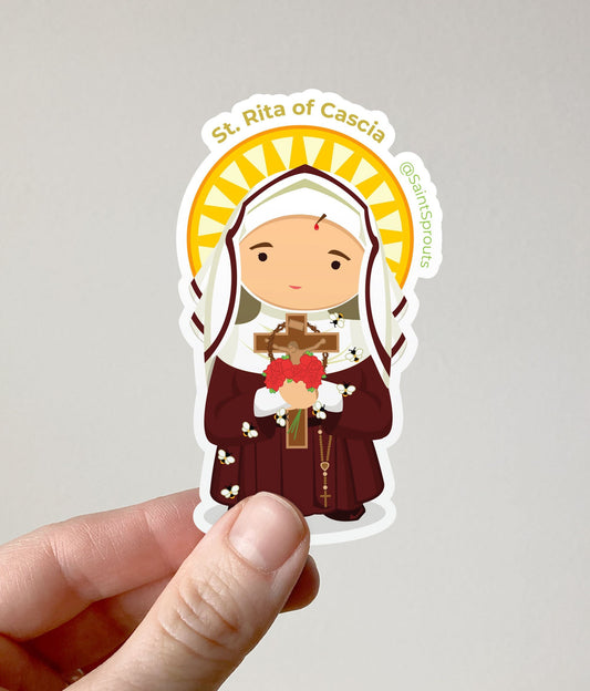 St. Rita of Cascia Sticker