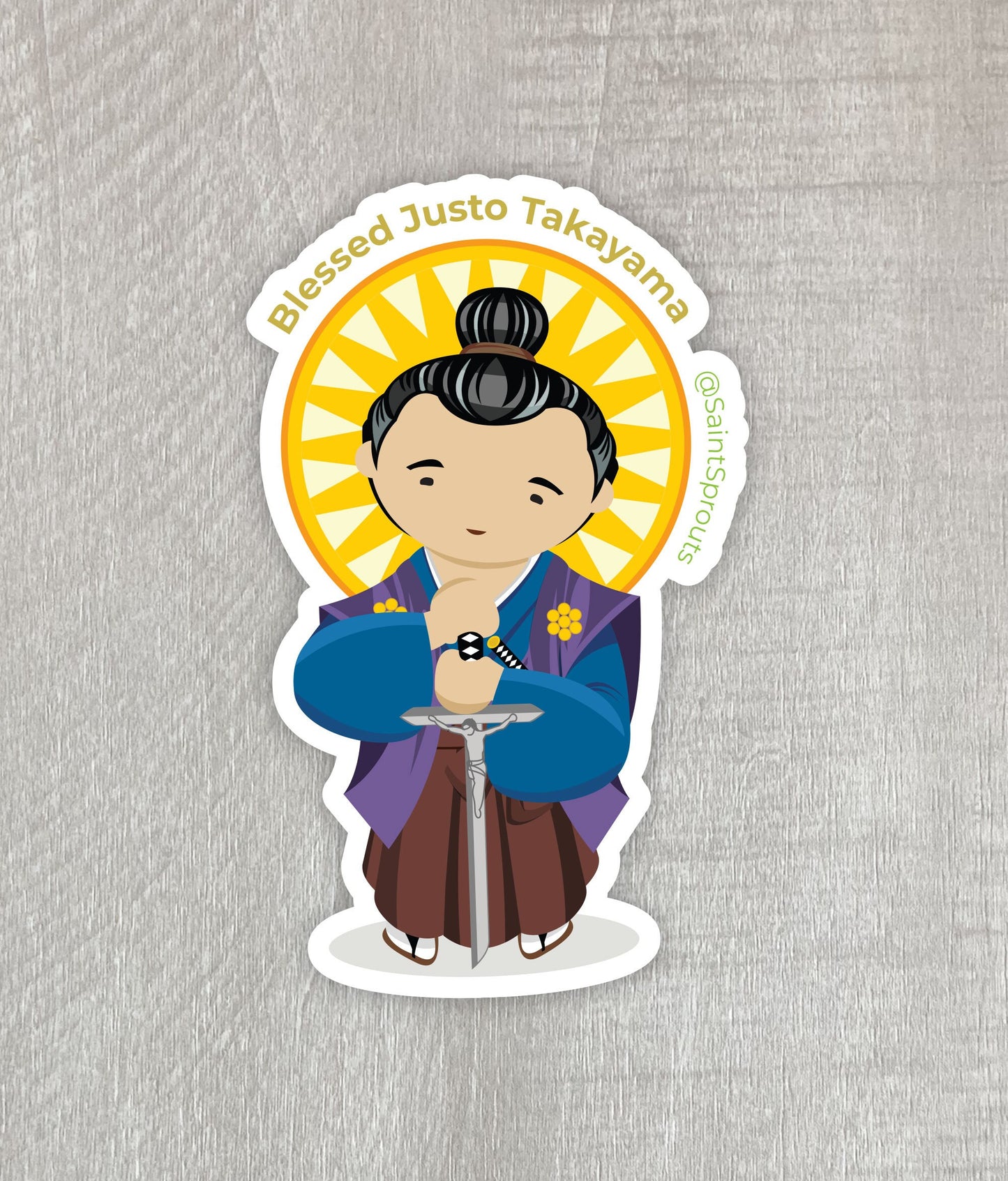 Blessed Justo Takayama Ukon Sticker