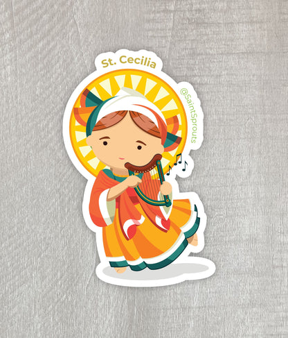 St. Cecilia Sticker