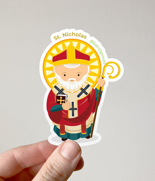 St. Nicholas Sticker / St. Nick Sticker
