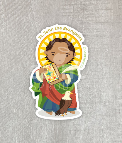 St. John the Evangelist Sticker
