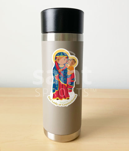 Our Lady of Czestochowa Sticker / Black Madonna Sticker